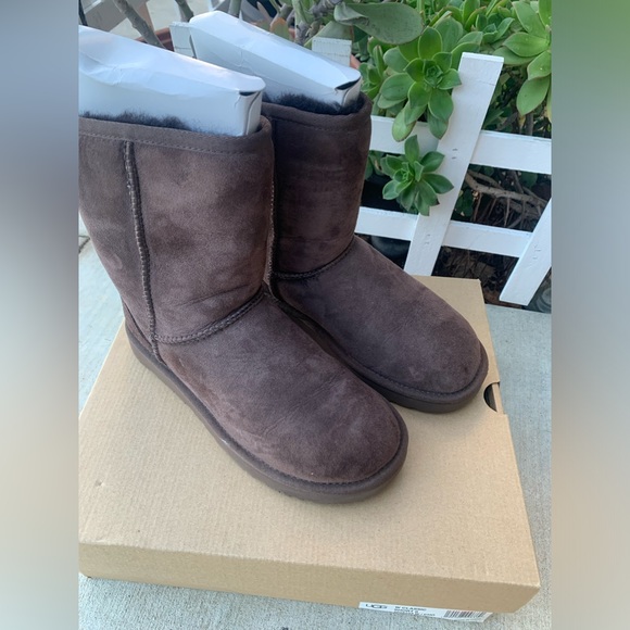 UGG
ITEM:CLASSIC SHORT II
COLOR: Brown
SIZE: 6 - Picture 5 of 8